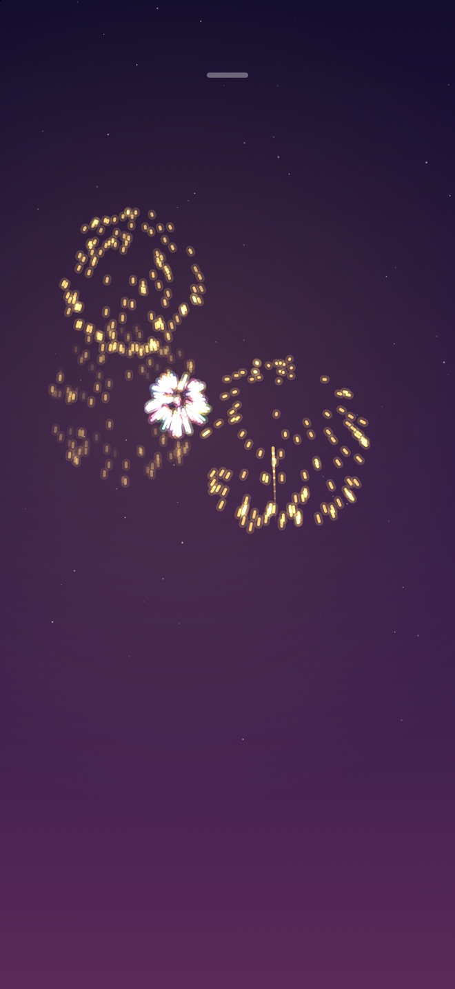 Fireworks bursting in the night sky