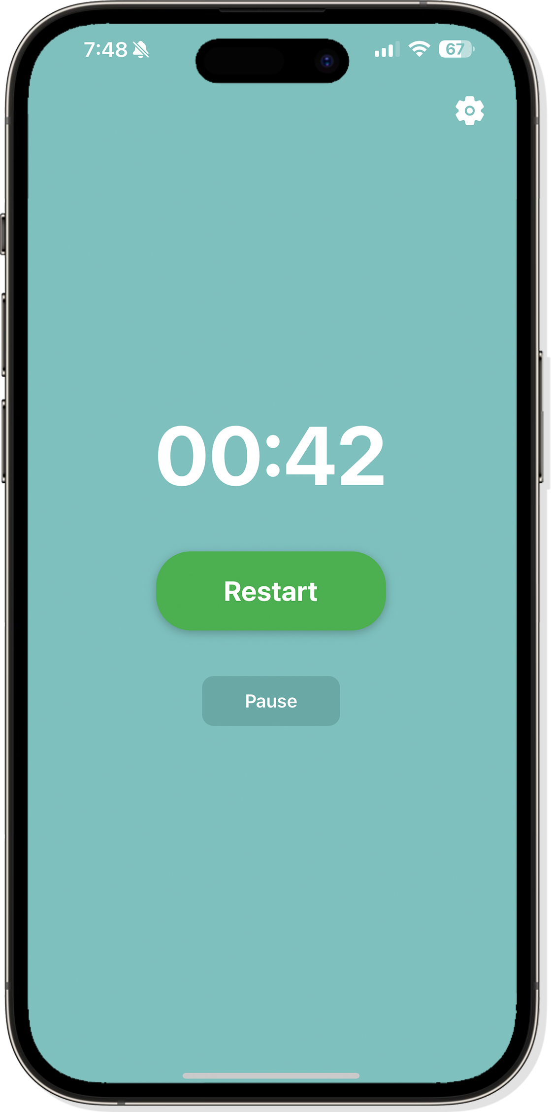 EMDR Timer Mobile App Screenshot